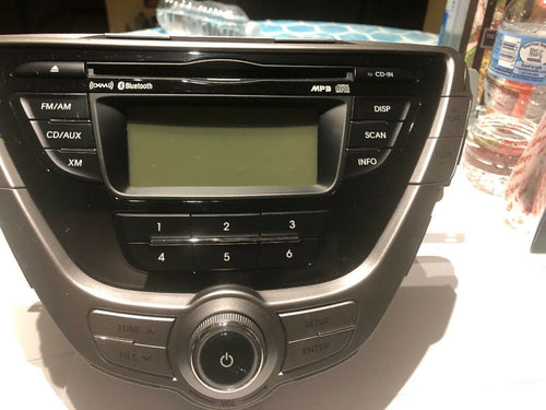 11 12 13 Hyundai Elantra Radio Cd MP3 XM Bluetooth Player 96170-3X161RA5 PBE43