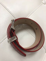 Boots And Bags Burgundy Belt Size Meduim Leather