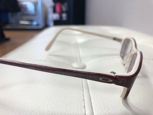 Oakley Entranced Clear Burgundy Rx Eyeglasses Frames 131