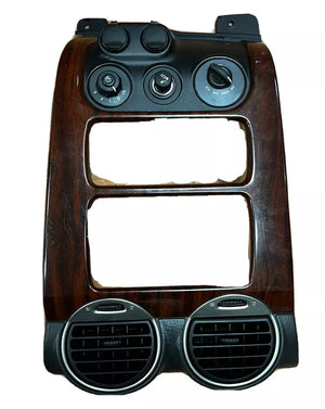 03-08 GMC Envoy Radio Climate Control Trim Bezel Woodgrain Dash 2003-2008 2007