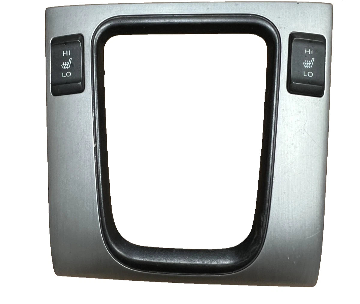 2003-2007 2006 2005 2004 Honda Accord Center Shifter Trim Bezel with Seat Switch Silver Gray OEM