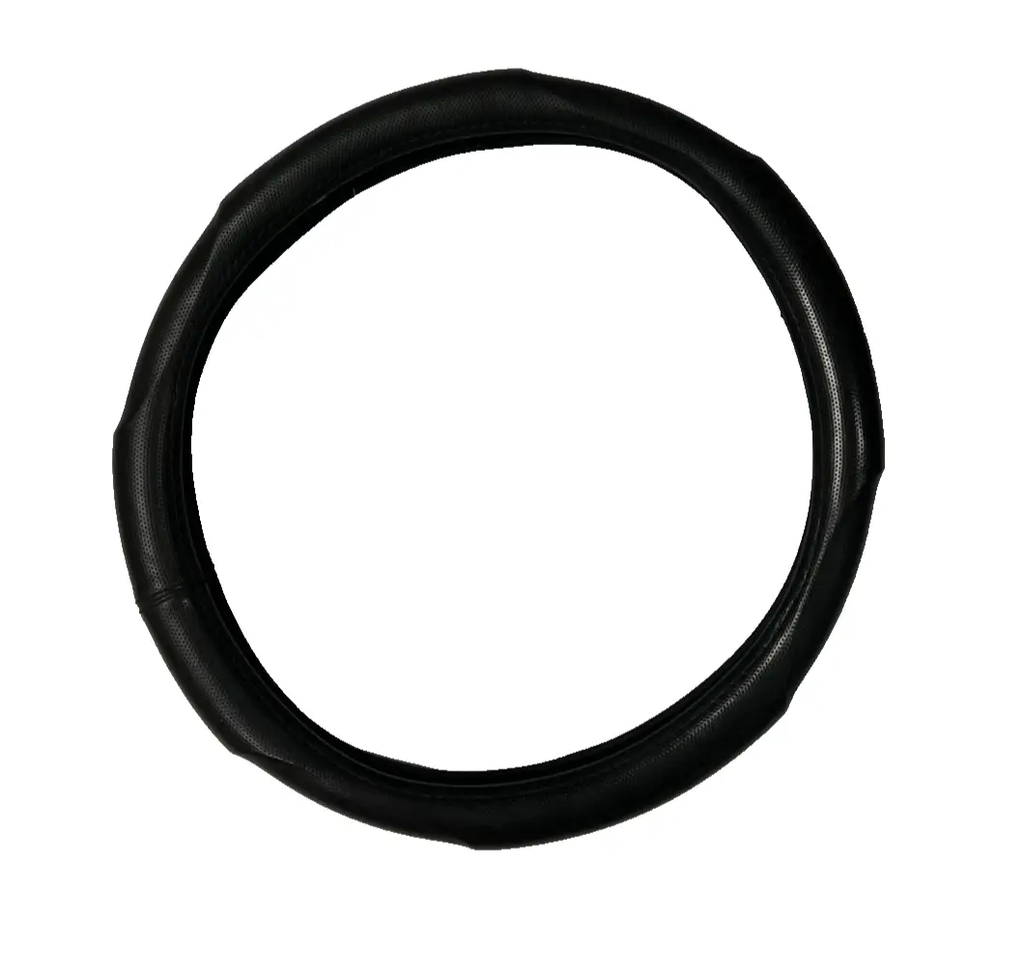 Steering Wheel Cover Black Universal Fit for Grip Synthetic by Unbranded