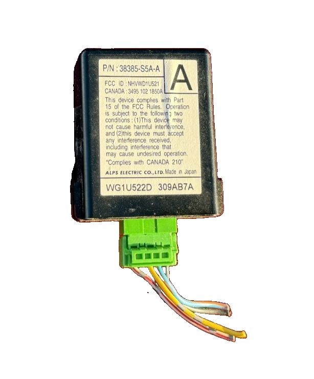 01 02 03 04 05 Honda Civic Keyless Entry Receiver Module 38385 S5A A, WG1U522D