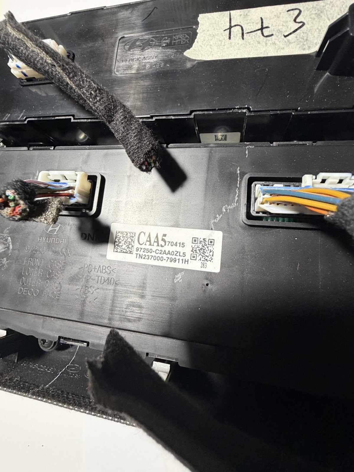 2018-2019 Hyundai Sonata AC Heater Temperature Control CAA570415, 97250 C2AA0ZL5