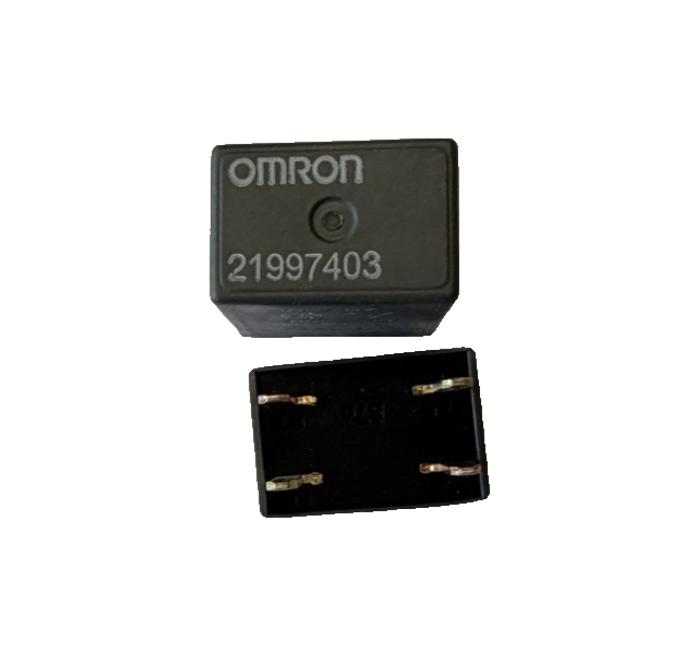 Qty 2 Omron 4 Pin Automotive Relay 21997403 Black for GM Vehicles by Omron