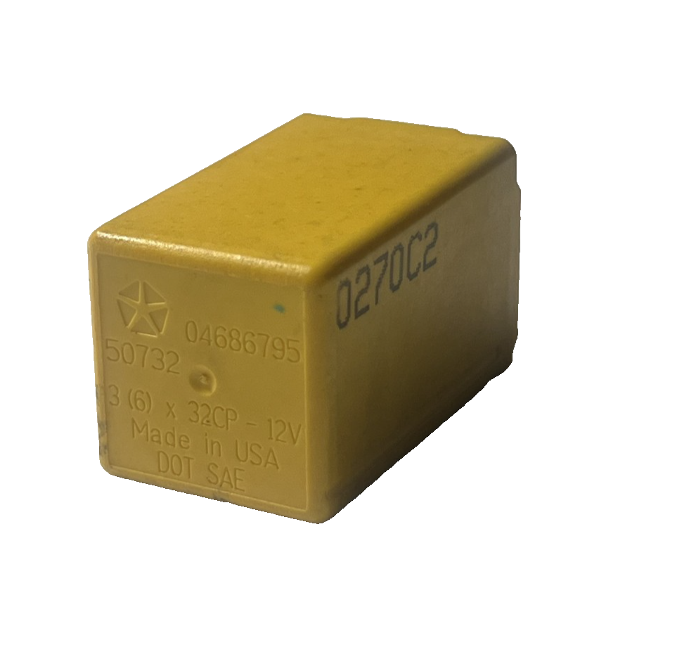 2000 Chrysler Grand Voyager Turn Signal Flasher Relay OEM 04686795, 50732