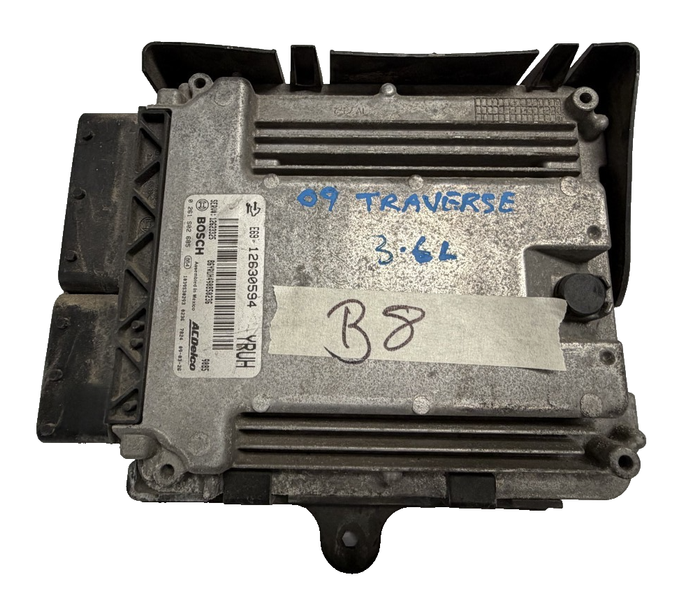 09 2009 Chevrolet Traverse 3.6L Engine Control Module ECM ECU 12630594