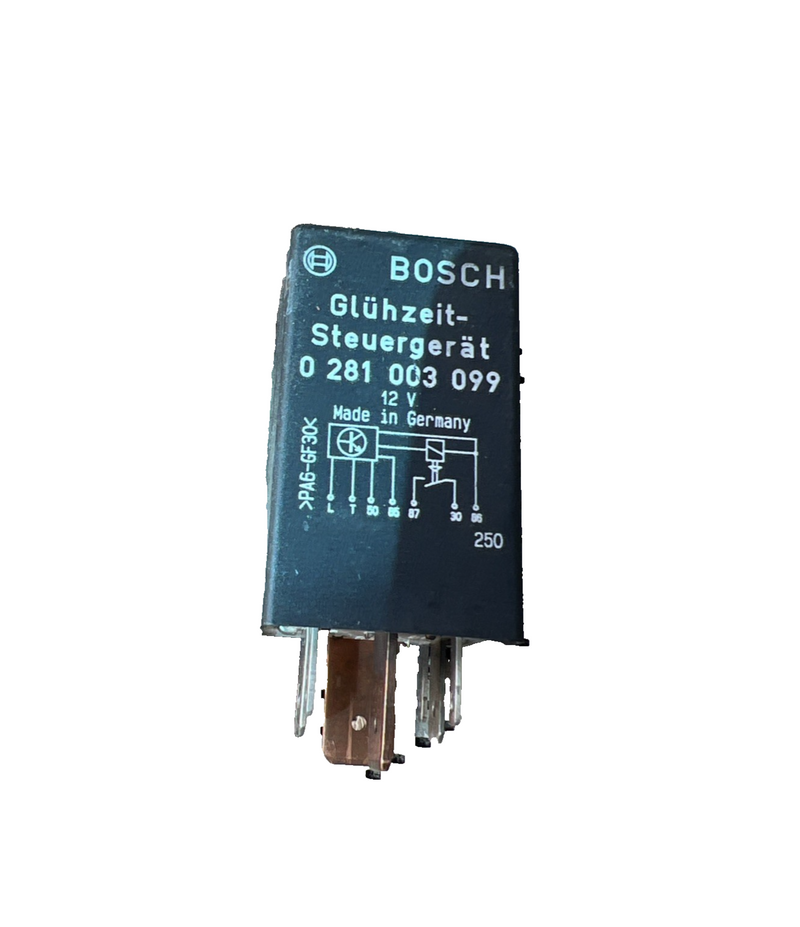 1990 Volkswagen Jetta Bosch Glow Plug Relay 12V OEM 0 281 003 099 Black