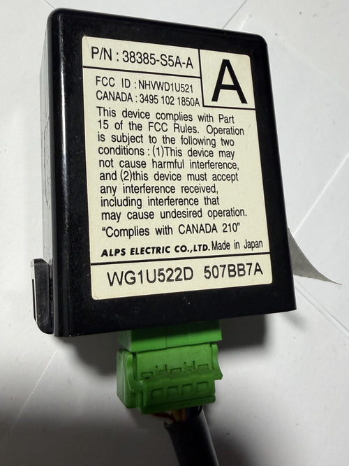 01 02 03 04 05 Honda Civic Keyless Entry Receiver Module 38385S5AA 507BB7A