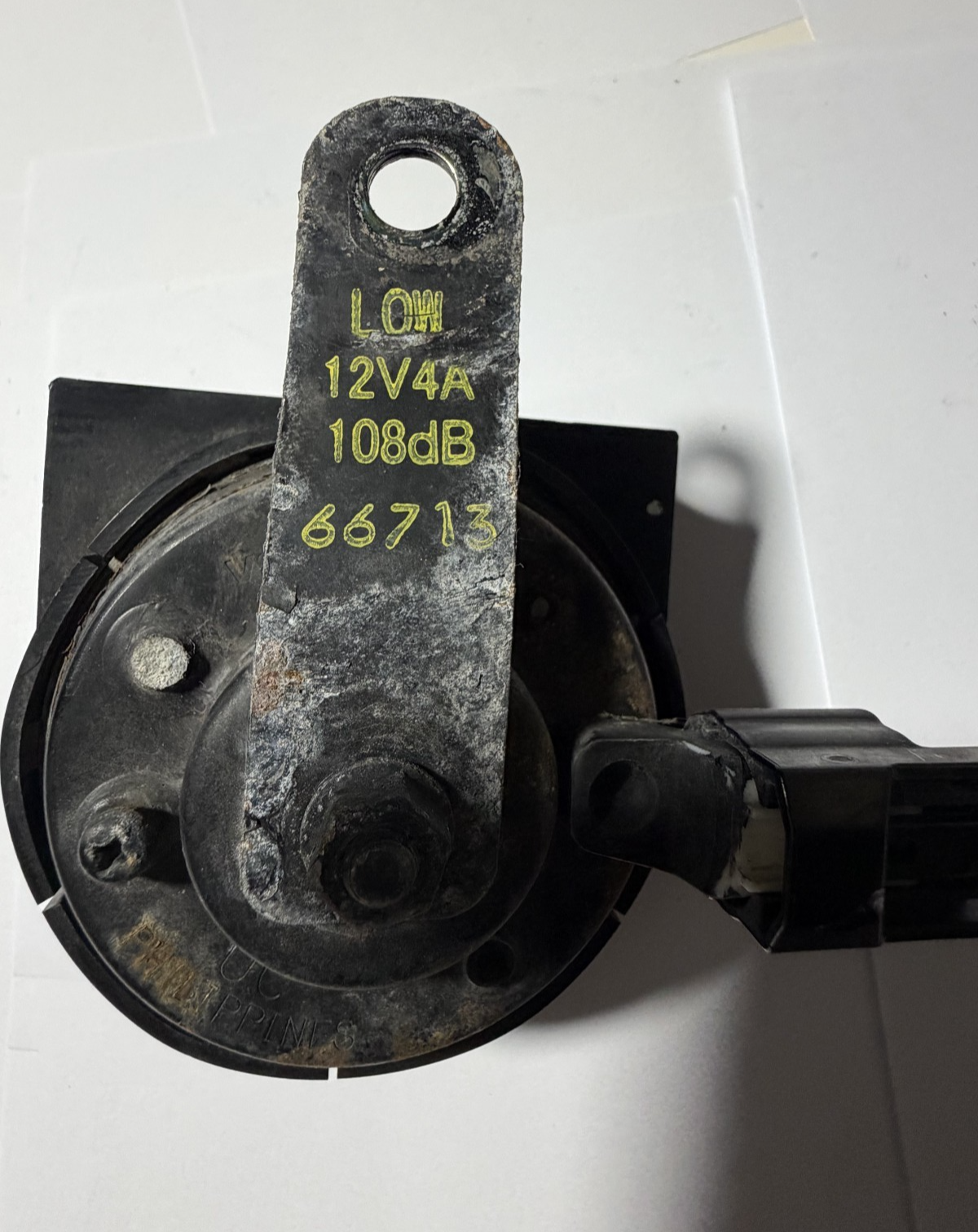 2005-2010 Honda Odyssey Low Tone Note Signal Horn Alarm Siren UCL-254, E3 58943