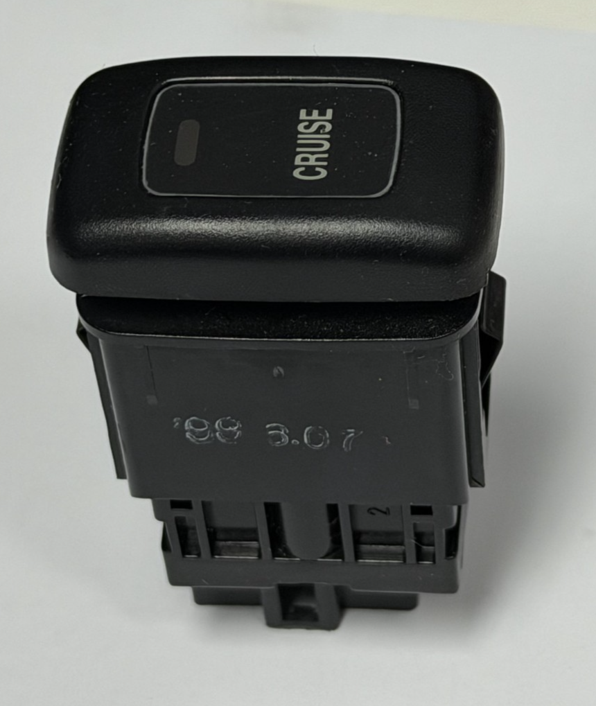 98 99 00 01 02 Honda Accord Cruise Control Switch Button Black