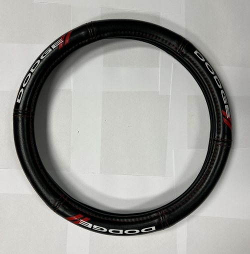 Universal Steering Wheel Cover for Dodge Car SUV Truck Van Black Red White