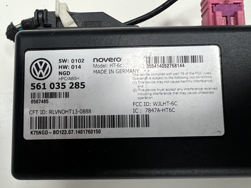 2014-2015 Volkswagen Passat Navigation System Control Module 561 035 285