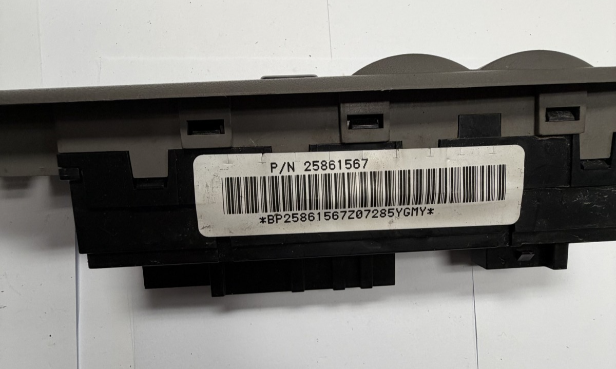 2006-2009 GMC Envoy Master Driver Power Window Switch Left Side 25861567 by Unbranded