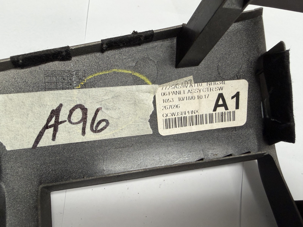 2006-2008 Honda Pilot Dash Radio AC Air Vent Bezel Trim 7725A S9V A110