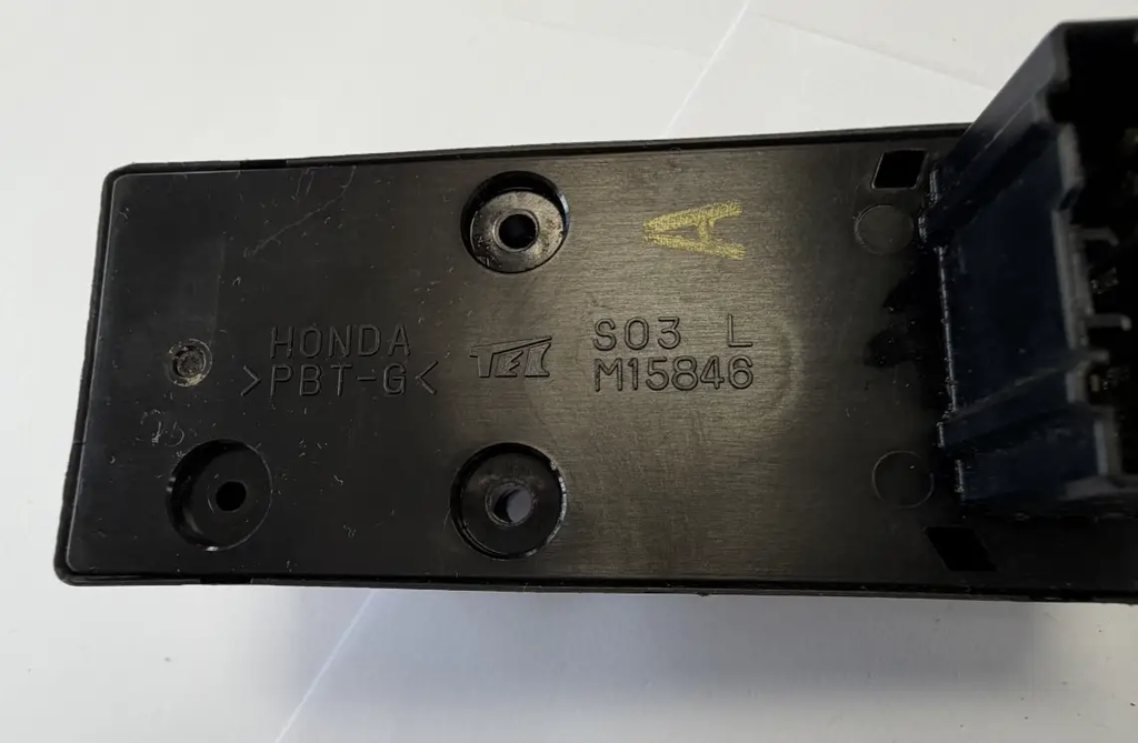 1996-2000 Honda Civic Coupe Master Power Window Switch Left M15846, M15845 Black by Honda