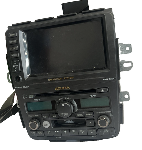 2003-2006 Acura MDX Navigation Display Screen with CD Cassette Player OEM