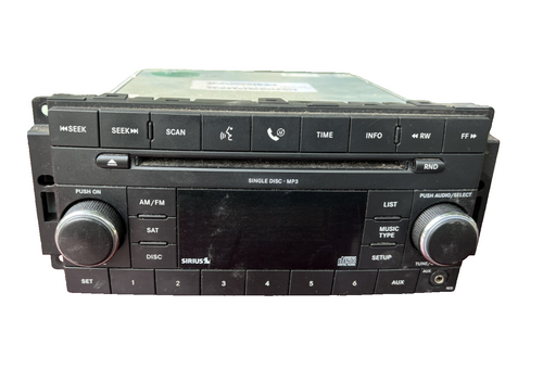 08 2008 Chrysler 300 Radio AM FM CD Player Aux Input Single Disc OEM 05064420AF