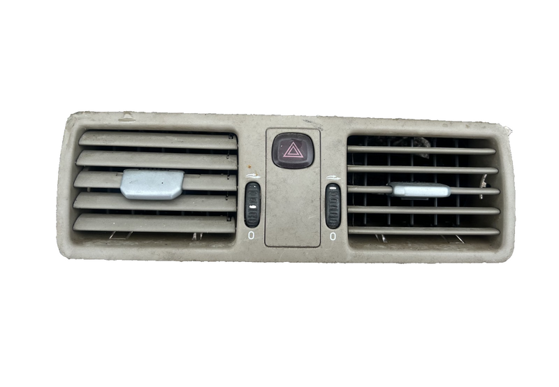 2003-2006 Volvo XC90 Dash Center Air Double Vent Grill Trim with Hazard Switch