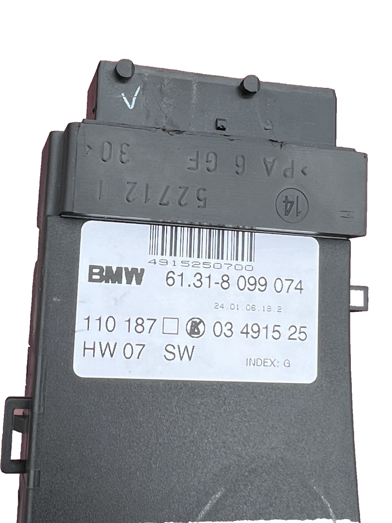 2000-2006 BMW X5 Passenger Right Front Power Seat Control Switch 8 099 074