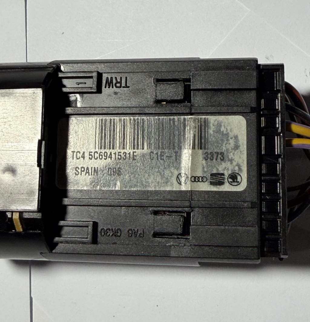 2010-2014 Volkswagen Jetta Dash Headlight Headlamp Control Switch 5C6941531E