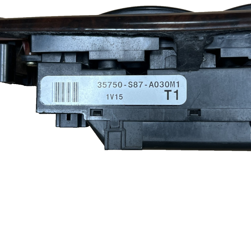 1998-2002 Honda Accord Front Driver Side Master Window Control Switch Woodgrain