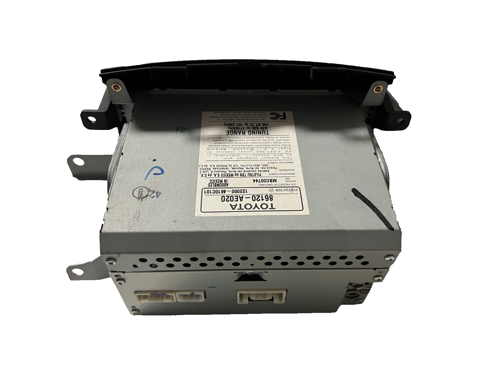 04 05 06 07 08 09 10 Toyota Sienna Radio Tape CD Disc Player 86120 AE020