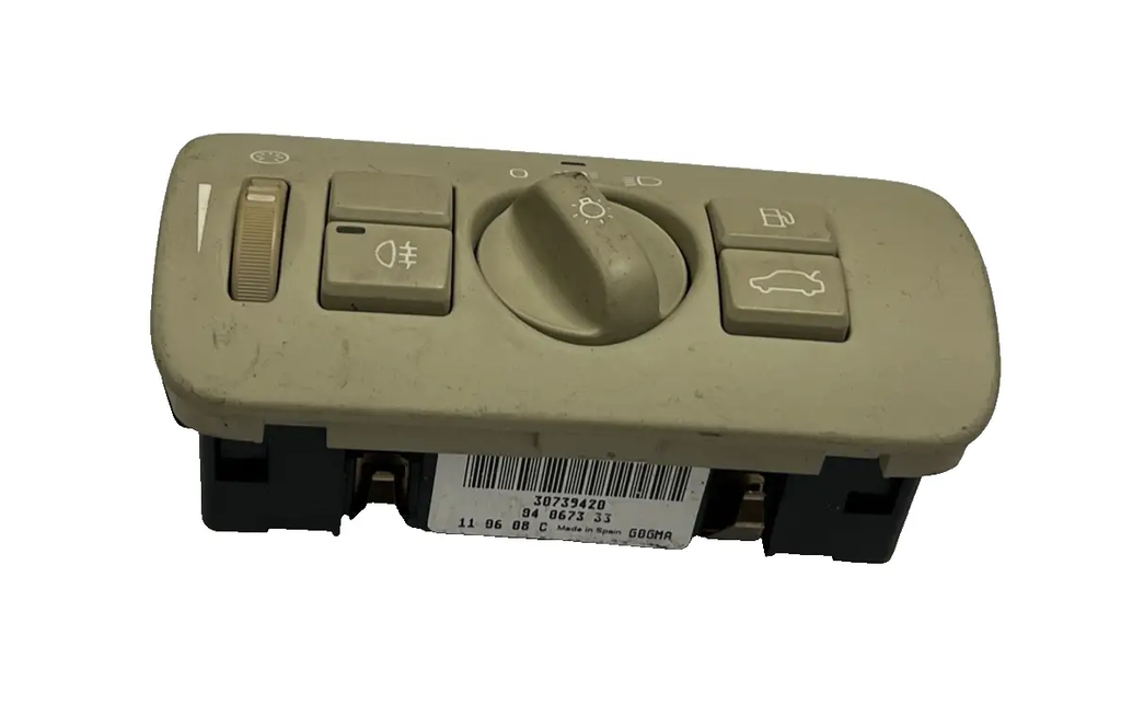 2007-2018 Volvo S60 S80 V70 XC70 Headlight Fog Light Control Switch 30739420 by Volvo