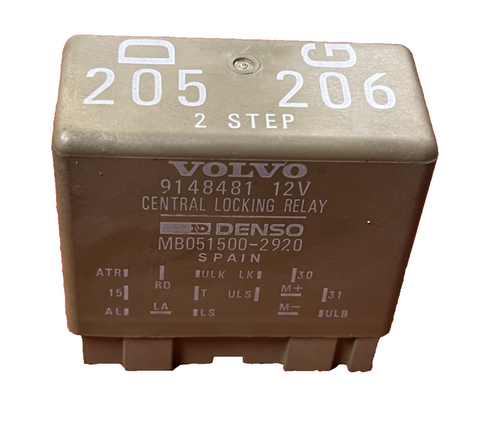 Central Locking Relay 9148481, MB051500 2920 fits 1993-1997 Volvo 850