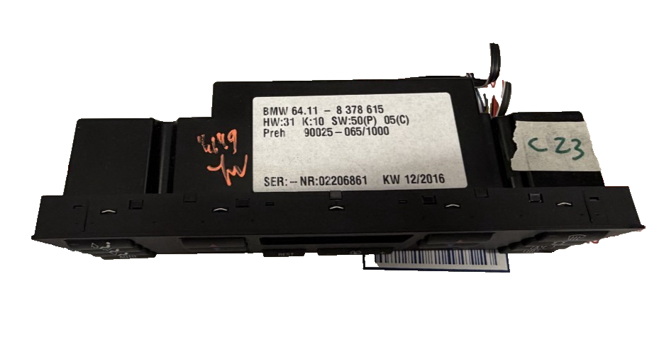 HVAC AC Heater Temperature Climate Control Switch 8378615 fits 00-06 BMW E53 X5