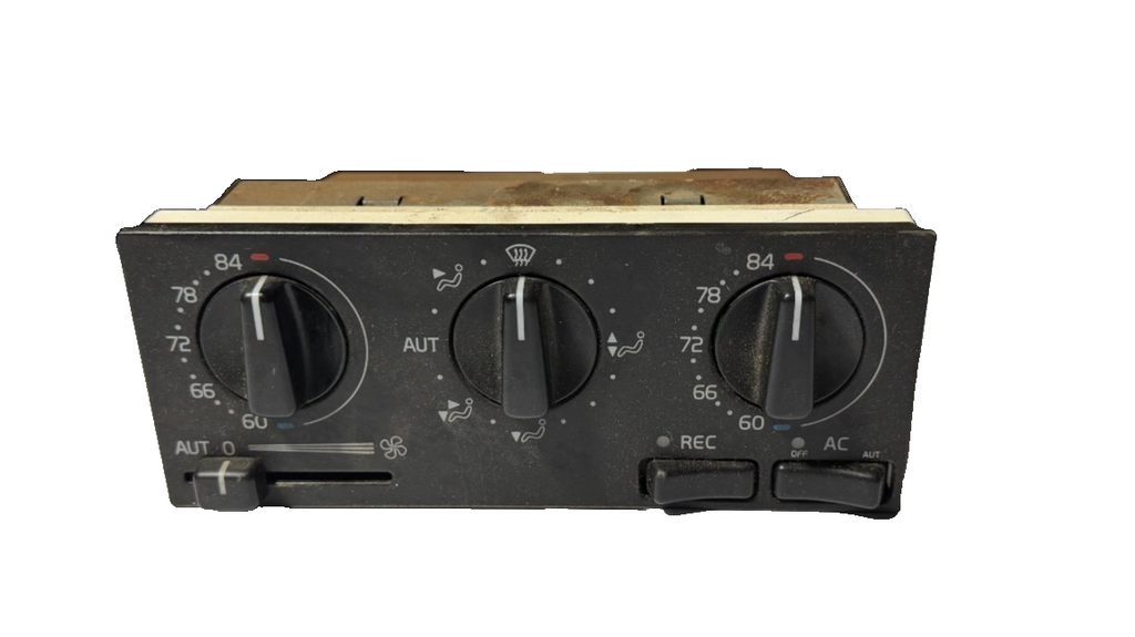 1993-1997 Volvo 850 Climate Dual Auto Heater AC Control Panel 9134820 W452K