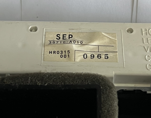 2004-2008 Acura TL Dash Air Vent Bezel with Clock Display OEM 39710-A010