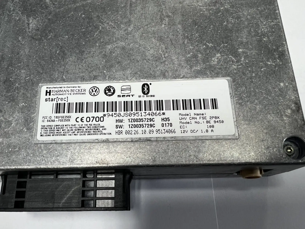 2008-2016 Volkswagen CC Chassis Control Bluetooth Module BE 9450 Silver by Harman Becker