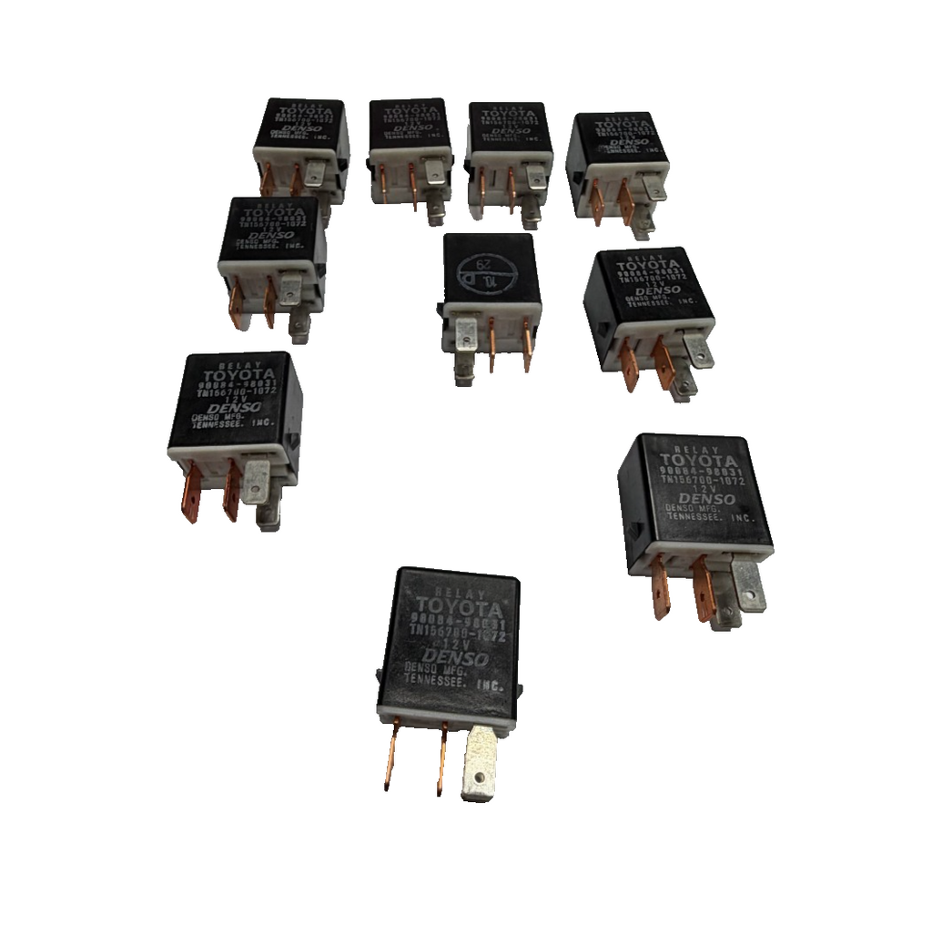 10 Pack 1997-2005 Toyota Camry 4 Pin Accessory Power Relay 12V 90084 98031 by Toyota