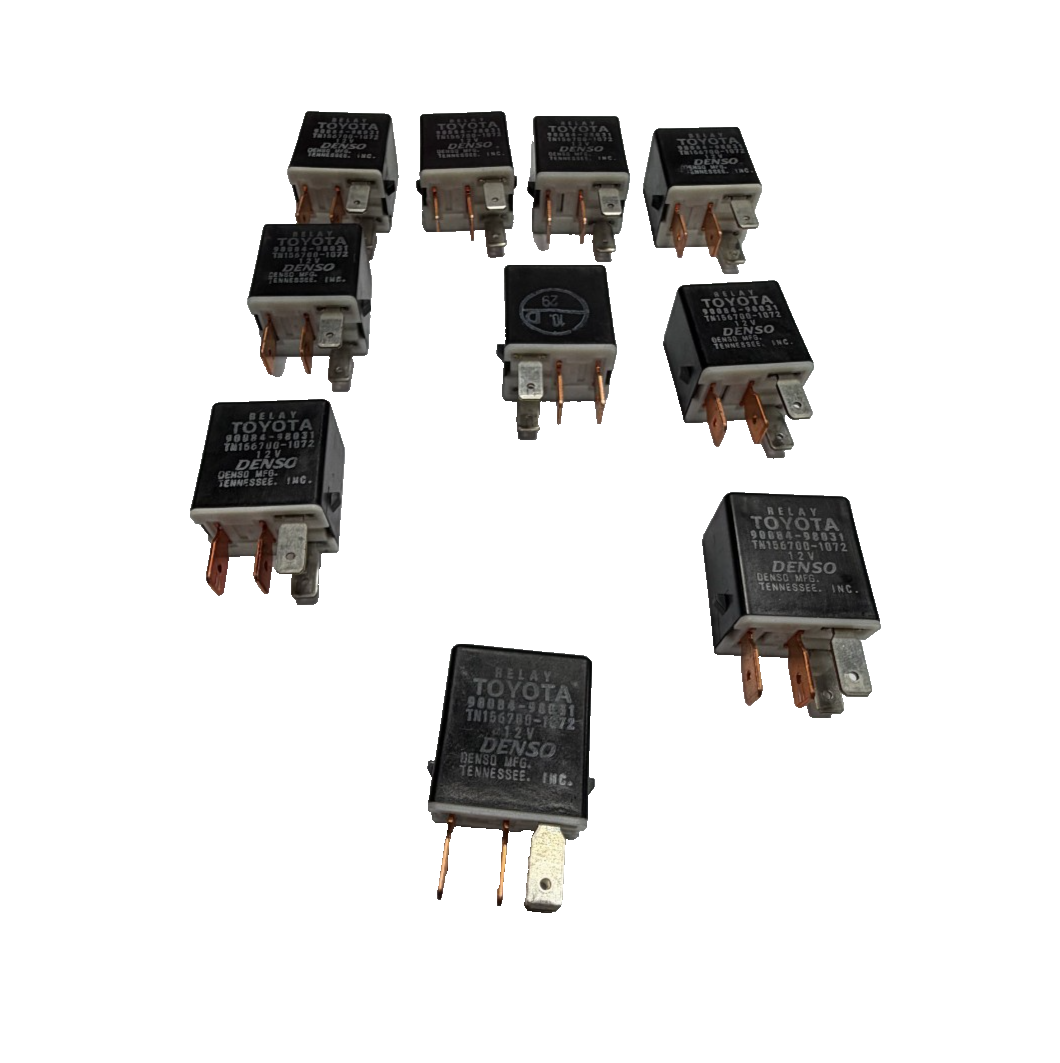 10 Pack 1997-2005 Toyota Camry 4 Pin Accessory Power Relay 12V 90084 98031 by Toyota