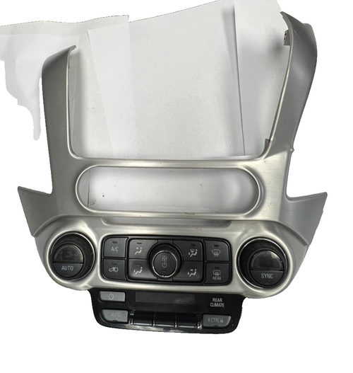 AC Climate Temperature Control Switch Bezel 23449658 for 15-16 GMC Yukon Denali