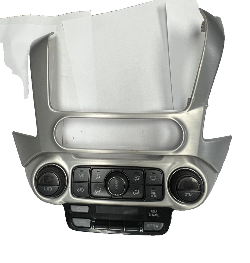 AC Climate Temperature Control Switch Bezel 23449658 for 15-16 GMC Yukon Denali