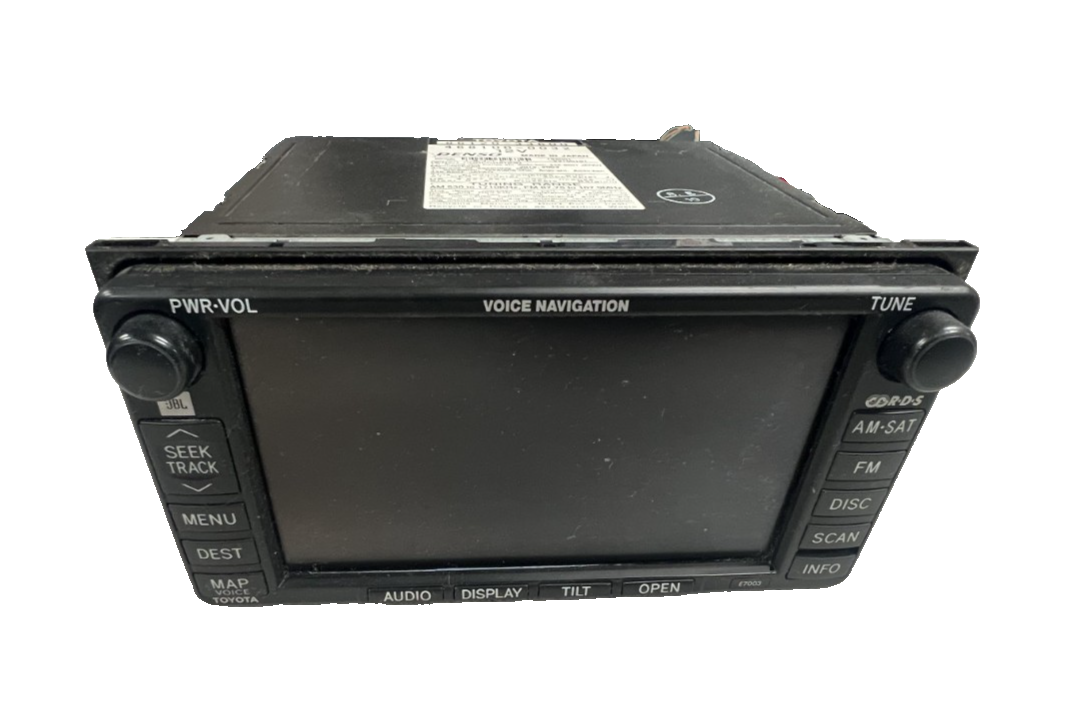 02-06 Toyota Camry Voice Navigation GPS AM FM Radio Stereo Receiver 86120 33600