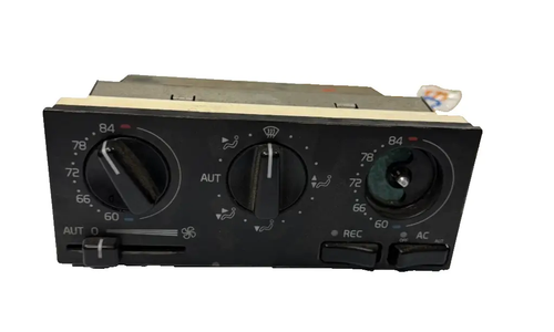 1993-1997 Volvo 850 Climate Dual Auto Heater Control Panel 9166550 W604K by Unbranded
