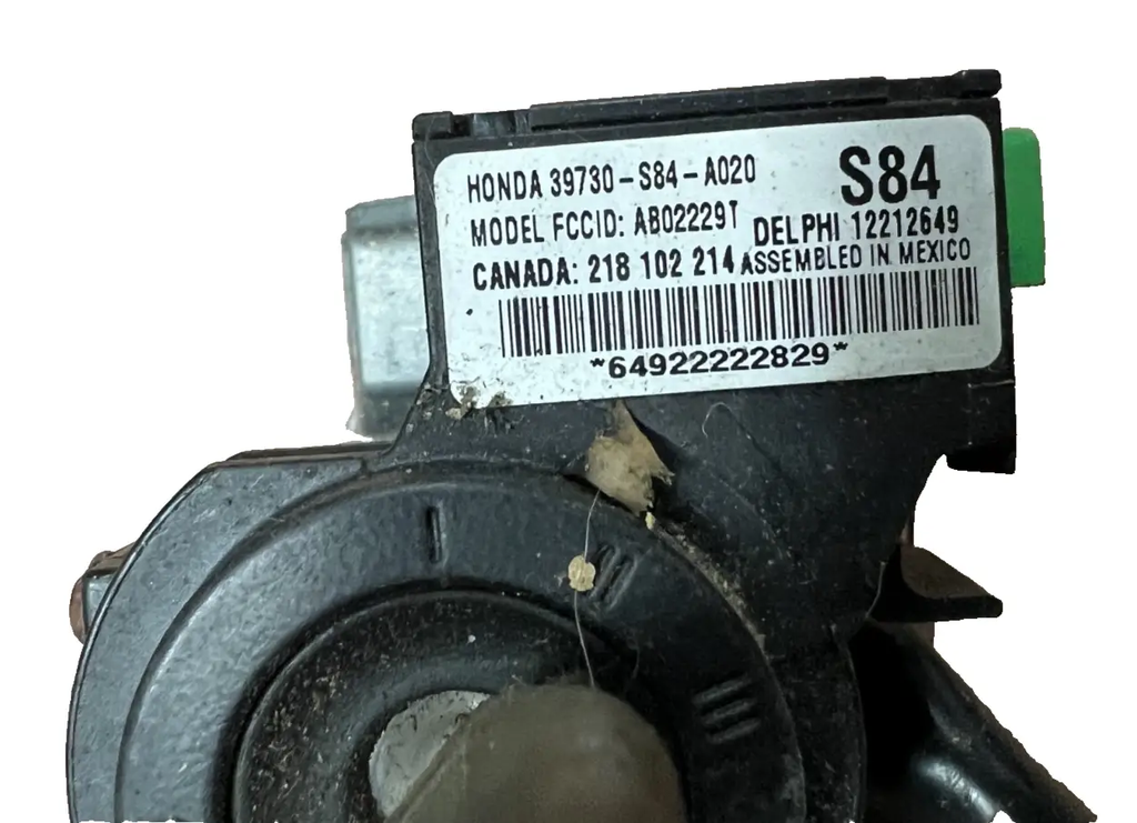 Ignition Switch Lock Cylinder 39730 S84 A020 fits 99 00 01 02 03 Acura TL by Delphi