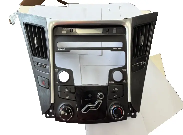 Fits 2011-2014 Hyundai Sonata AC Heater Temperature Climate Control Radio Bezel by Hyundai
