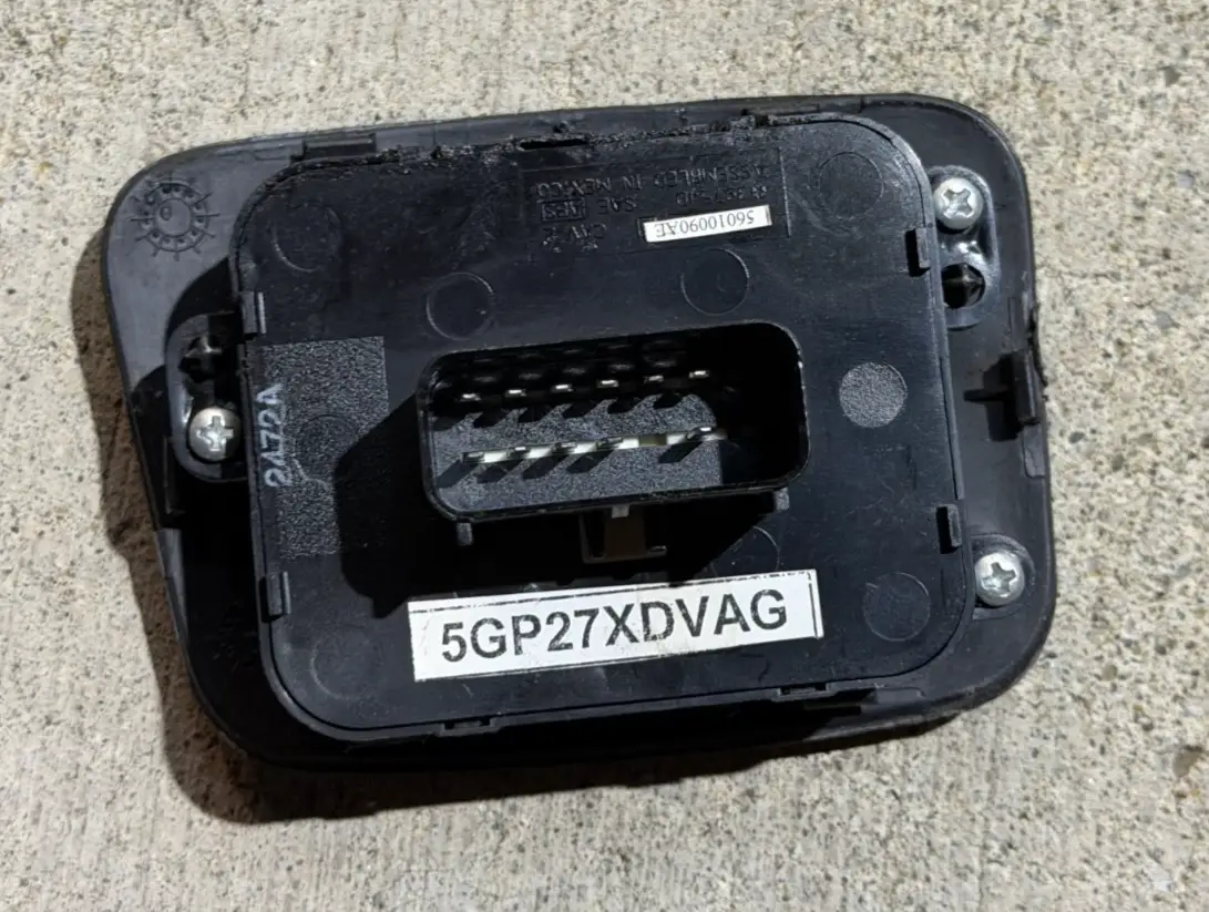2003-2006 Jeep Liberty Master Power Window Switch 56010090AE, 5GP27XDVAG by Chrysler