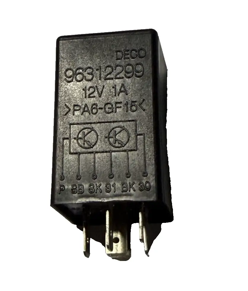 2005 2006 2007 2008 Chevrolet Aveo Base Multi Purpose Relay 12V 1A 96312299 by Deco