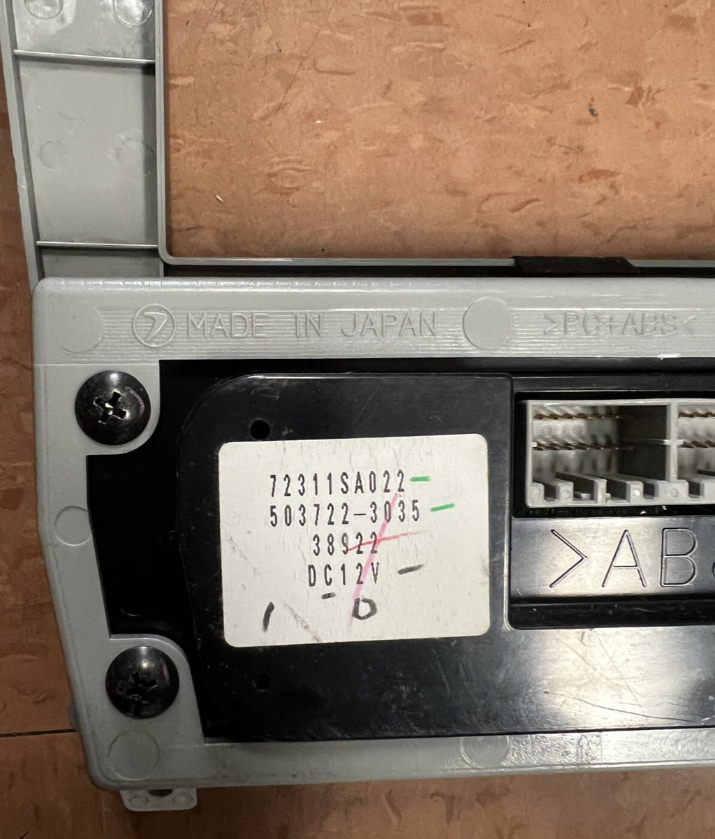 2003-2004 Subaru Forester AC Heater Temperature Climate Control OEM 72311SA022
