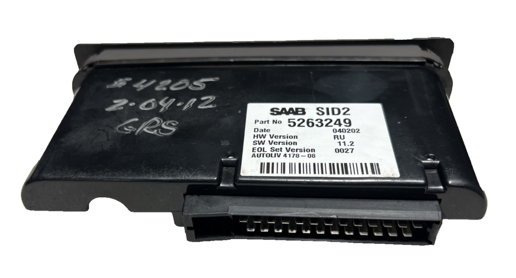 1999 2000 2001 2002 2003 Saab 9-5 SID2 Information Display 5263249 Black