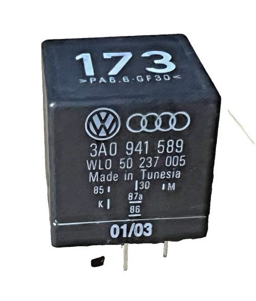 Headlight Relay #173 3A0 941 589 fits 1999-2002 Volkswagen Cabrio 2.0L M/T