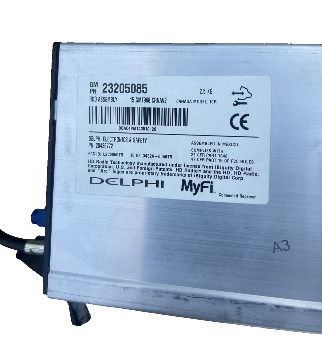 2015-2017 GMC Acadia Single Disc CD DVD Navigation Radio Stereo Player 23205085