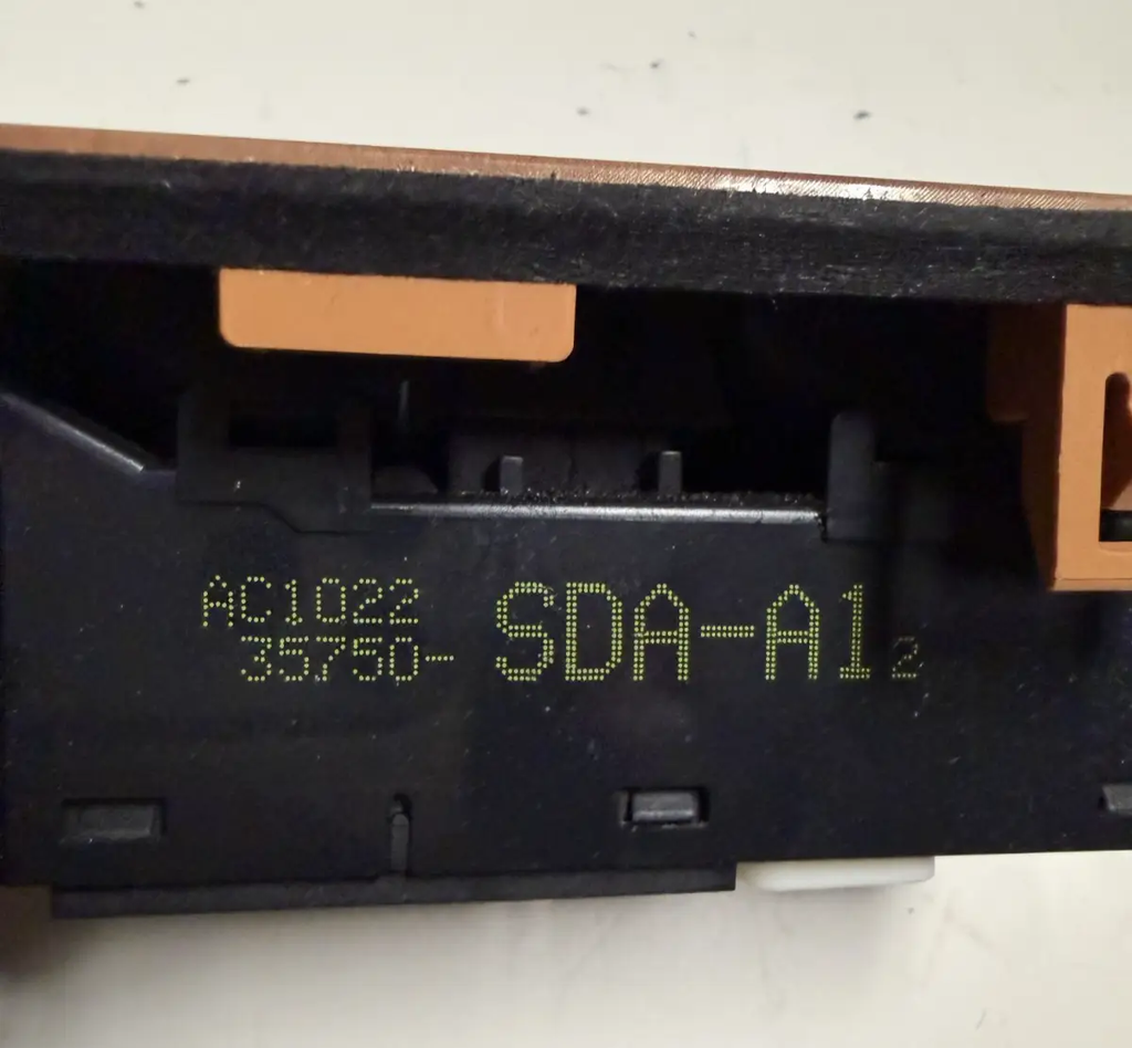03-07 Honda Accord Master Power Window Control Switch 35750SDAA12 Woodgrain by Honda