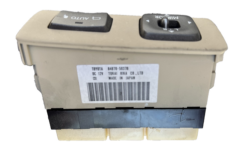 07-09 Lexus LS460 Front Auto Fold Mirror Switch Heated Wheel Button 84870 50370