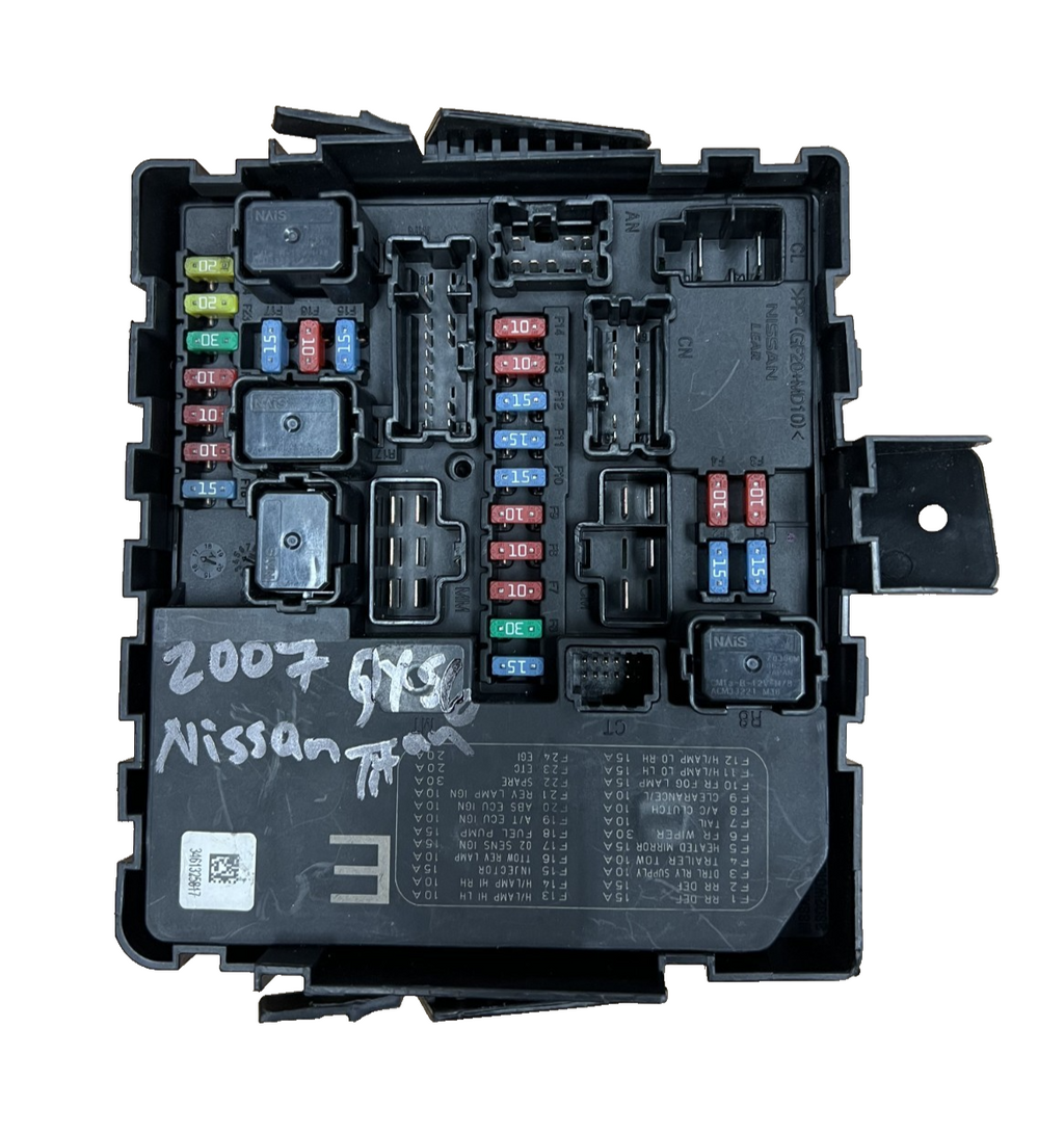 Engine Fuse Box Fusebox 284B7 ZE03C fits 07 2007 Nissan Titan